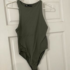 ZARA HALTERNECK BODYSUIT